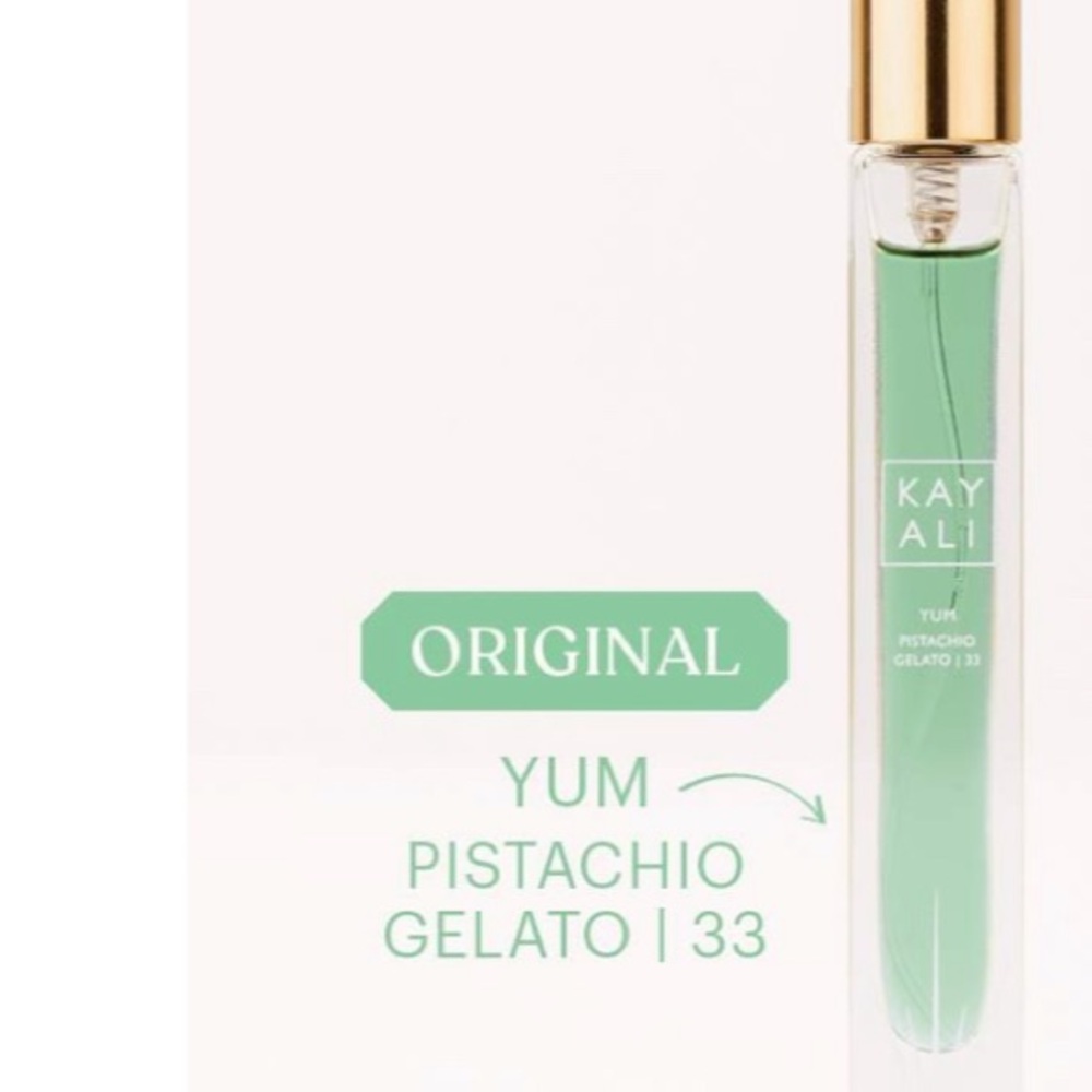 New never used Kayali Yum Pistachio Gelato 10ml travel size